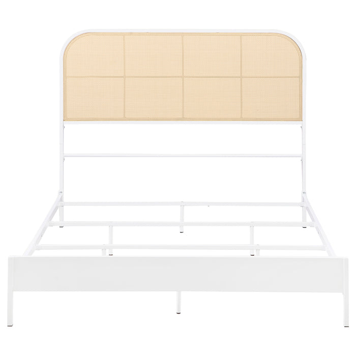 Amherst Eastern King, Queen, Full, & Twin Bed White & Black - Bargain Furniture (Detroit, MI)