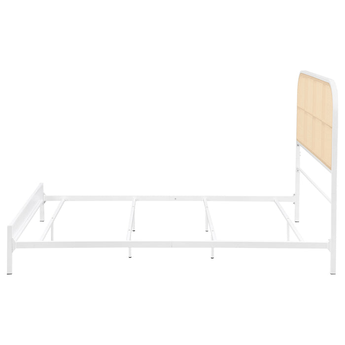 Amherst Eastern King, Queen, Full, & Twin Bed White & Black - Bargain Furniture (Detroit, MI)