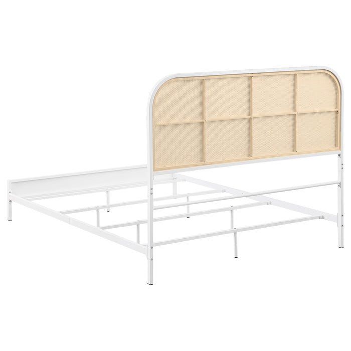 Amherst Eastern King, Queen, Full, & Twin Bed White & Black - Bargain Furniture (Detroit, MI)