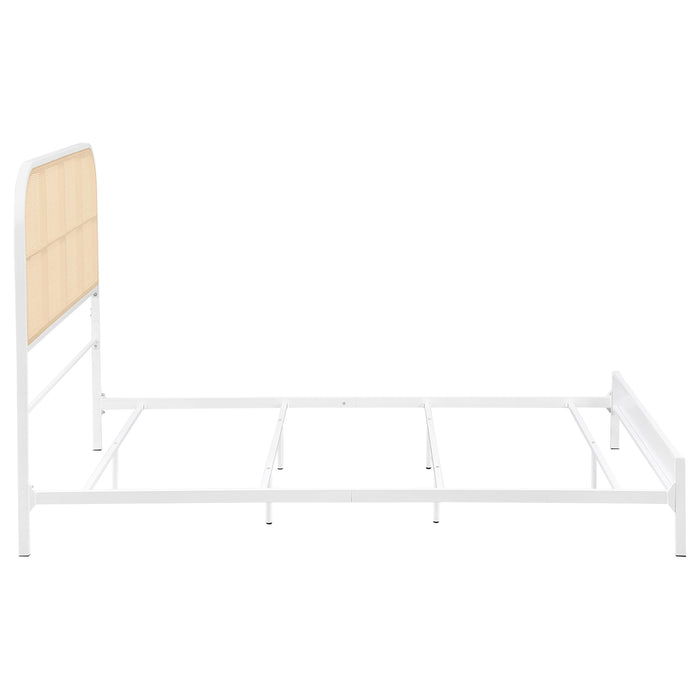 Amherst Eastern King, Queen, Full, & Twin Bed White & Black - Bargain Furniture (Detroit, MI)