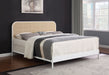 Amherst Eastern King, Queen, Full, & Twin Bed White & Black - Bargain Furniture (Detroit, MI)