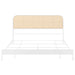 Amherst Eastern King, Queen, Full, & Twin Bed White & Black - Bargain Furniture (Detroit, MI)