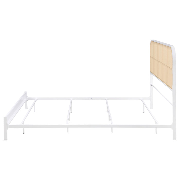 Amherst Eastern King, Queen, Full, & Twin Bed White & Black - Bargain Furniture (Detroit, MI)