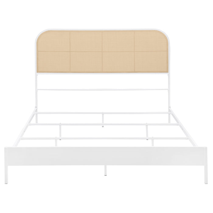 Amherst Eastern King, Queen, Full, & Twin Bed White & Black - Bargain Furniture (Detroit, MI)
