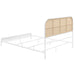 Amherst Eastern King, Queen, Full, & Twin Bed White & Black - Bargain Furniture (Detroit, MI)