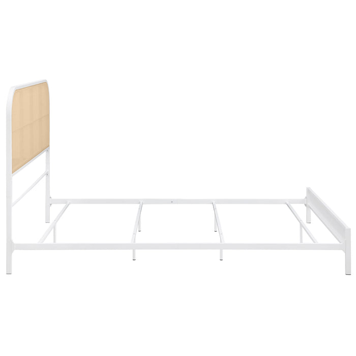 Amherst Eastern King, Queen, Full, & Twin Bed White & Black - Bargain Furniture (Detroit, MI)