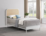 Amherst Eastern King, Queen, Full, & Twin Bed White & Black - Bargain Furniture (Detroit, MI)