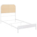Amherst Eastern King, Queen, Full, & Twin Bed White & Black - Bargain Furniture (Detroit, MI)