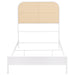 Amherst Eastern King, Queen, Full, & Twin Bed White & Black - Bargain Furniture (Detroit, MI)