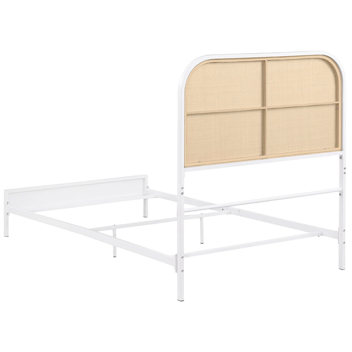Amherst Eastern King, Queen, Full, & Twin Bed White & Black - Bargain Furniture (Detroit, MI)