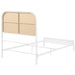 Amherst Eastern King, Queen, Full, & Twin Bed White & Black - Bargain Furniture (Detroit, MI)