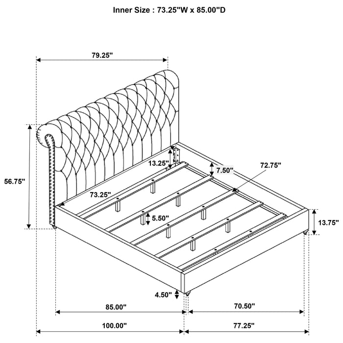 Devon California King Bed