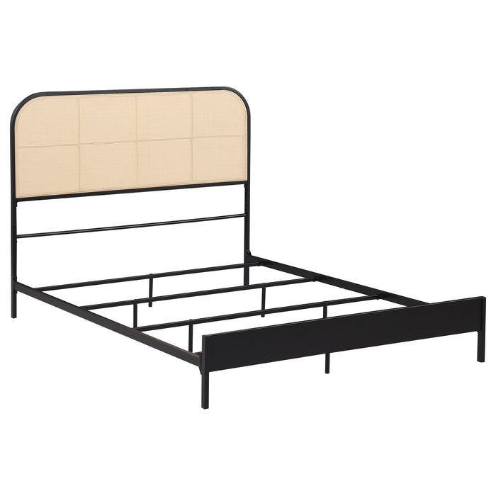 Amherst Eastern King, Queen, Full, & Twin Bed White & Black - Bargain Furniture (Detroit, MI)