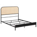 Amherst Eastern King, Queen, Full, & Twin Bed White & Black - Bargain Furniture (Detroit, MI)