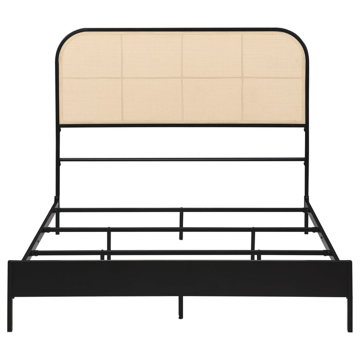 Amherst Eastern King, Queen, Full, & Twin Bed White & Black - Bargain Furniture (Detroit, MI)