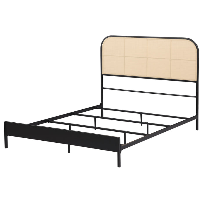 Amherst Eastern King, Queen, Full, & Twin Bed White & Black - Bargain Furniture (Detroit, MI)