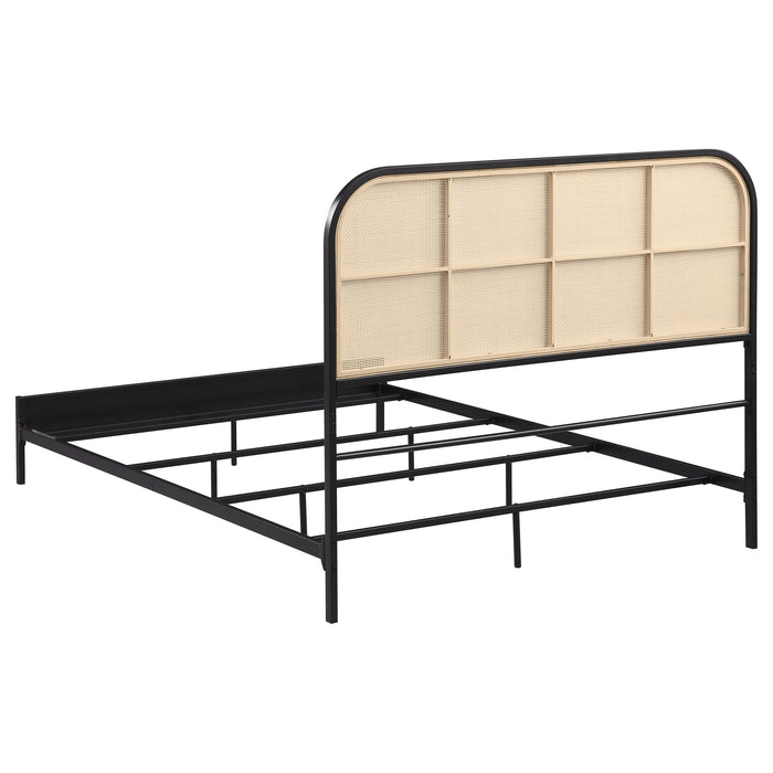 Amherst Eastern King, Queen, Full, & Twin Bed White & Black - Bargain Furniture (Detroit, MI)