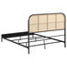 Amherst Eastern King, Queen, Full, & Twin Bed White & Black - Bargain Furniture (Detroit, MI)