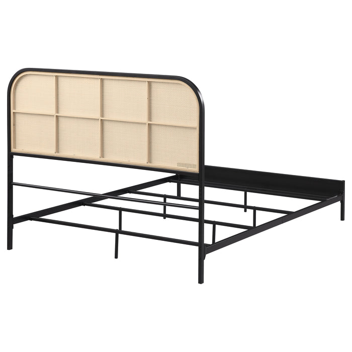 Amherst Eastern King, Queen, Full, & Twin Bed White & Black - Bargain Furniture (Detroit, MI)