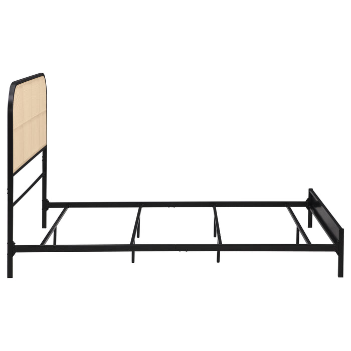 Amherst Eastern King, Queen, Full, & Twin Bed White & Black - Bargain Furniture (Detroit, MI)