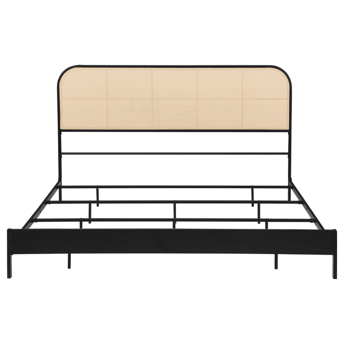Amherst Eastern King, Queen, Full, & Twin Bed White & Black - Bargain Furniture (Detroit, MI)