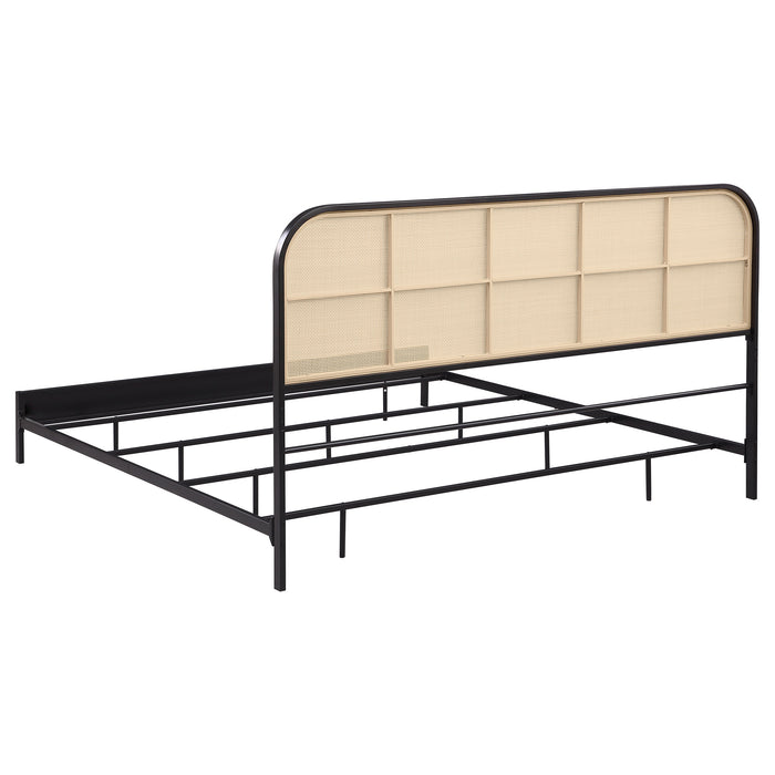 Amherst Eastern King, Queen, Full, & Twin Bed White & Black - Bargain Furniture (Detroit, MI)