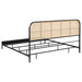 Amherst Eastern King, Queen, Full, & Twin Bed White & Black - Bargain Furniture (Detroit, MI)