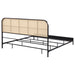 Amherst Eastern King, Queen, Full, & Twin Bed White & Black - Bargain Furniture (Detroit, MI)