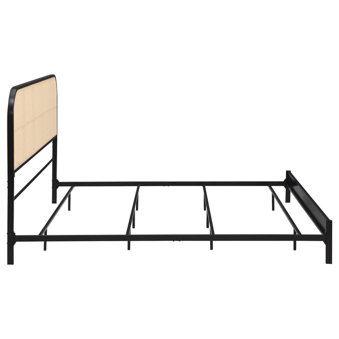 Amherst Eastern King, Queen, Full, & Twin Bed White & Black - Bargain Furniture (Detroit, MI)