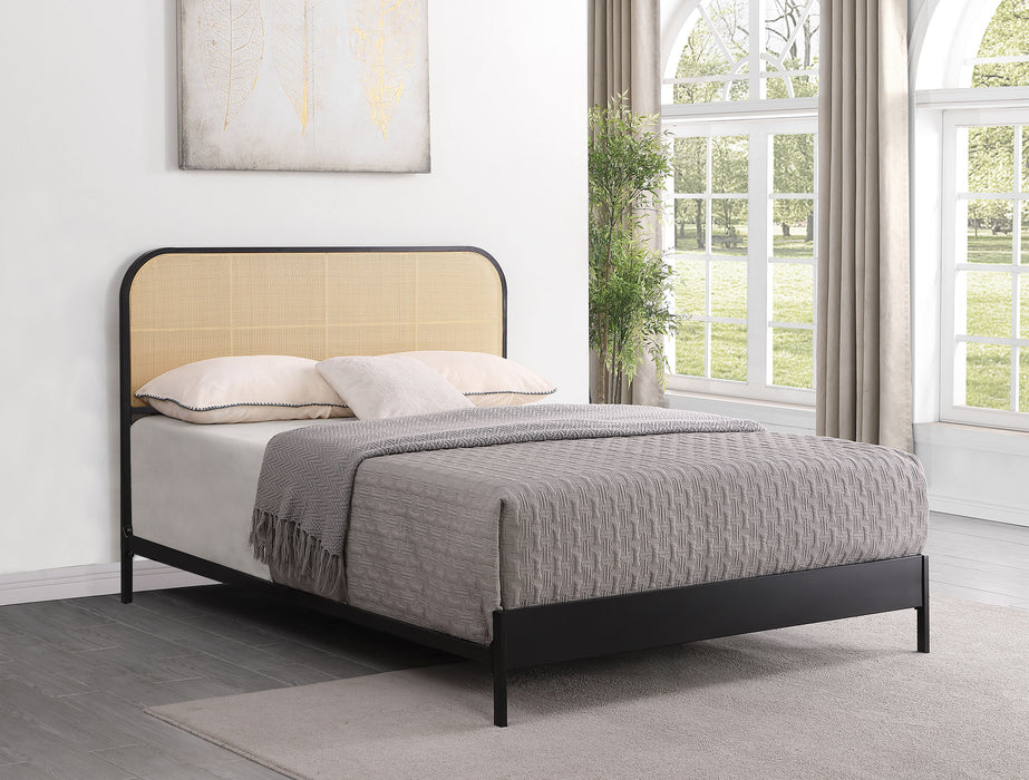 Amherst Eastern King, Queen, Full, & Twin Bed White & Black - Bargain Furniture (Detroit, MI)