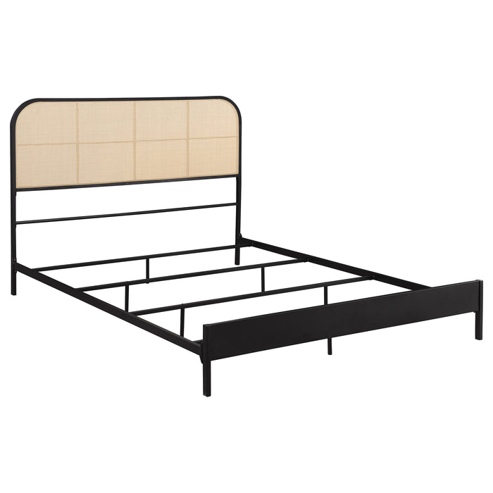 Amherst Eastern King, Queen, Full, & Twin Bed White & Black - Bargain Furniture (Detroit, MI)