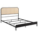 Amherst Eastern King, Queen, Full, & Twin Bed White & Black - Bargain Furniture (Detroit, MI)