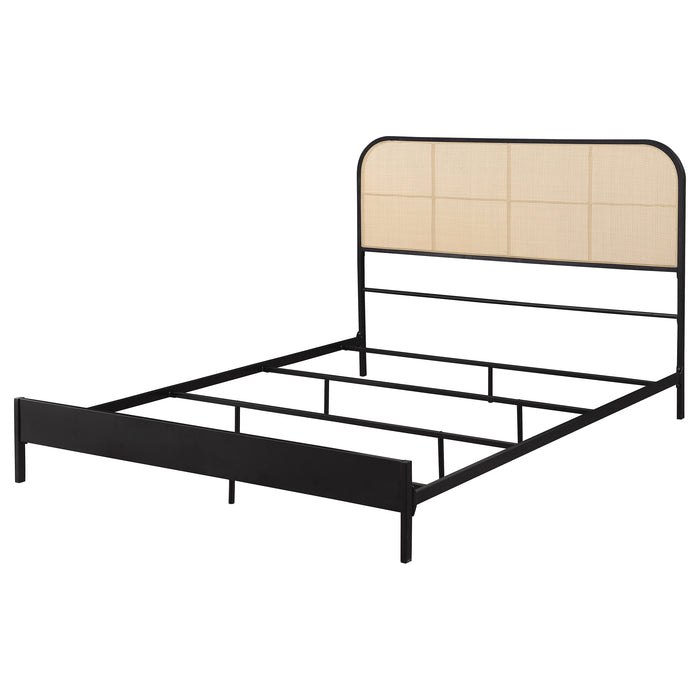 Amherst Eastern King, Queen, Full, & Twin Bed White & Black - Bargain Furniture (Detroit, MI)