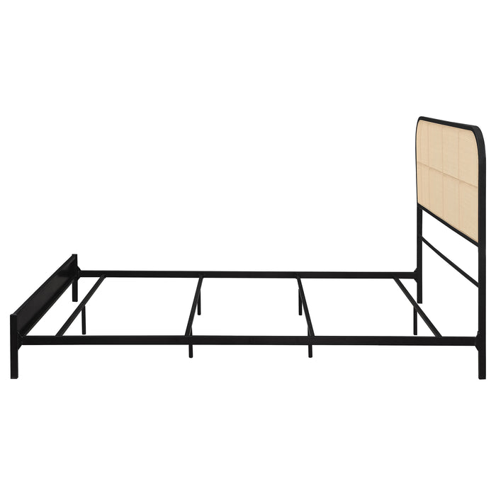 Amherst Eastern King, Queen, Full, & Twin Bed White & Black - Bargain Furniture (Detroit, MI)