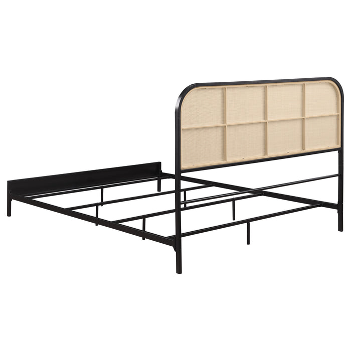 Amherst Eastern King, Queen, Full, & Twin Bed White & Black - Bargain Furniture (Detroit, MI)