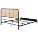 Amherst Eastern King, Queen, Full, & Twin Bed White & Black - Bargain Furniture (Detroit, MI)