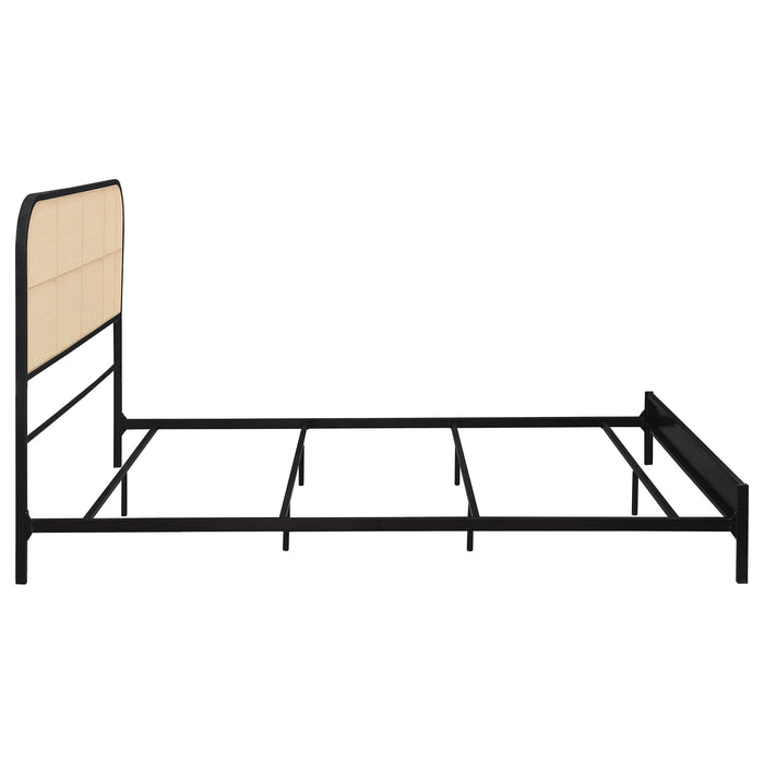 Amherst Eastern King, Queen, Full, & Twin Bed White & Black - Bargain Furniture (Detroit, MI)