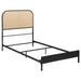 Amherst Eastern King, Queen, Full, & Twin Bed White & Black - Bargain Furniture (Detroit, MI)