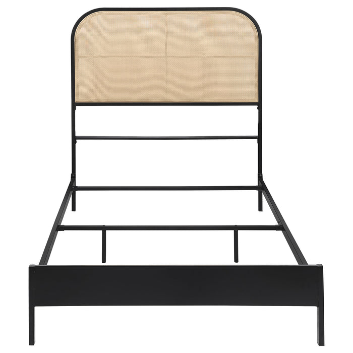 Amherst Eastern King, Queen, Full, & Twin Bed White & Black - Bargain Furniture (Detroit, MI)