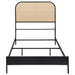 Amherst Eastern King, Queen, Full, & Twin Bed White & Black - Bargain Furniture (Detroit, MI)