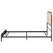 Amherst Eastern King, Queen, Full, & Twin Bed White & Black - Bargain Furniture (Detroit, MI)