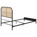 Amherst Eastern King, Queen, Full, & Twin Bed White & Black - Bargain Furniture (Detroit, MI)