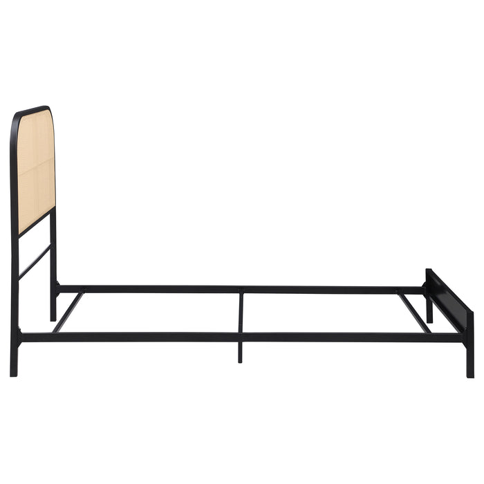 Amherst Eastern King, Queen, Full, & Twin Bed White & Black - Bargain Furniture (Detroit, MI)