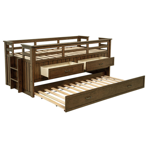 Carlsbad Queen Beds Brown & Grey - Bargain Furniture (Detroit, MI)