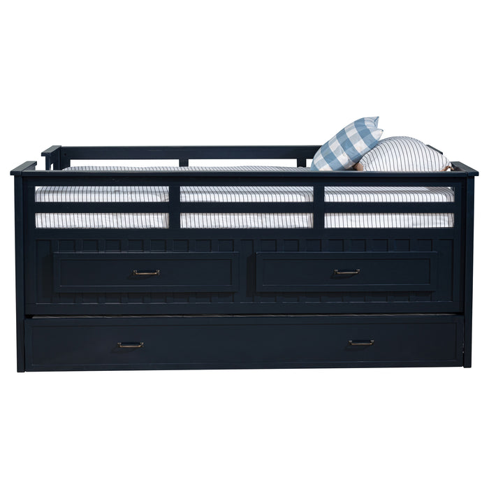 Carlsbad Queen Beds Brown & Grey - Bargain Furniture (Detroit, MI)