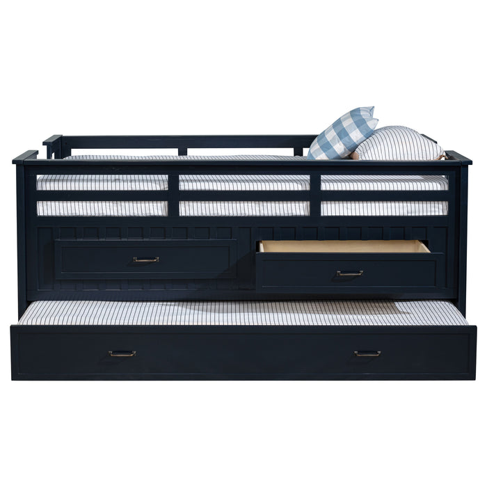 Carlsbad Queen Beds Brown & Grey - Bargain Furniture (Detroit, MI)