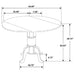 Allison 5 Pc Dining Sets - Bargain Furniture (Detroit, MI)