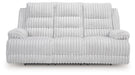 Rhines Falls Power Reclining Sofa with Drop Down Table - Bargain Furniture (Detroit, MI)