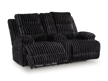 Rhine Falls Reclining Loveseat with Console - Bargain Furniture (Detroit, MI)