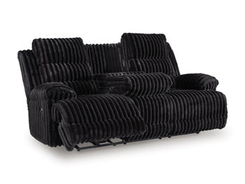 Rhine Falls Power Reclining Sofa with Drop Down Table - Bargain Furniture (Detroit, MI)